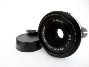 【Nikon/ニコン】辰②268//GN Auto NIKKOR 1:2.8 f=45mm/パンケーキレンズ
