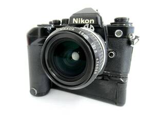 【Nikon/ニコン】辰④479//Nikon FE2 Ai-S NIKKOR 28mm 1:2.8 ブラックボディ