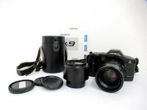 【MINOLTA/ミノルタ】辰③197//美品/付属多数 α9xi AF LENS 100mm 1:2.8