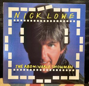 LP NICK LOWE THE ABOMINABLE SHOWMAN ニック・ロウ アナログ レコード PUB ROCK