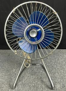  genuine 889 operation verification ending Hori e electric fan [HF-603 shape ] Showa Retro desk small size electric fan antique 