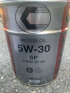  gome private person .OK[ including postage 9800 jpy ] Toyota castle engine oil SP 5W-30 20L