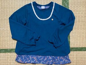 ☆axes femme KIDS☆ トレーナー　LL(140) グリーン