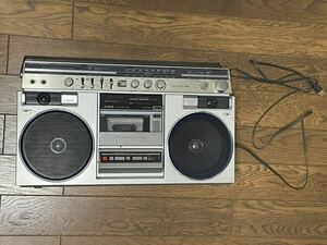 ☆昭和レトロ☆大型ラジカセ☆AIWA☆3BAND STEREO RADIO CASSETTE RECORDER J60☆DLS☆アイワ AM FM ラジオ ジャンク品☆アンティーク☆☆