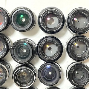 単焦点レンズ Canon Nikon MINOLTA PENTAX YASHICA OLYMPUS 1.4/1.8/2.8/3.5 フィルムカメラ カメラレンズ まとめ 大量セット 動作未確認の画像2