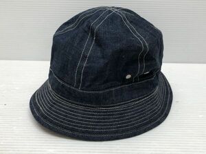 N171-240531-140 NEIGHBORHOOD デニムハット ネイバーフット 帽子 Mサイズ 【中古品】