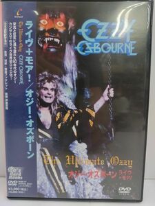 Y291-240518-12oji-* oz bo-nOZZY OSBOURNE жить + moa! The Ultimate Ozzy Live DVD записано в Японии с лентой б/у товар J k*E* Lee 