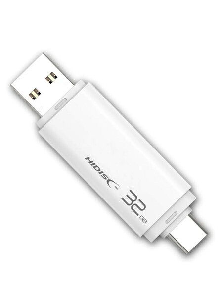 【送料無料】HIDISC USB3.2 Type-C / Type-A 32GB HDUF134C32G3C USBメモリ