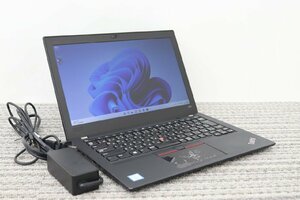 N① 1円♪【i7第8世代】LENOVO / ThinkPad X280 / CPU：core i7-8650U@1.90GHz / メモリ：16G / SSD：128G / Windows11 Pro