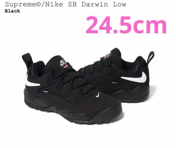 Supreme/Nike SB Darwin Low Black 24.5cm