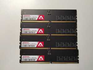 【動作確認済】Acclamator Micron DDR5 メモリ 32GB　x4　128GB キット