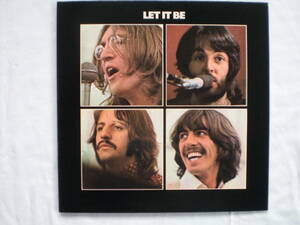 LPレコード　THE BEATLES／LET IT BE　ビートルズ　輸入盤　レコードラックにて保管　美品　