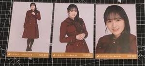 向井葉月　34th制服　2024年2月８　生写真　3種コンプ　乃木坂46 　（検索）　チャンスは平等