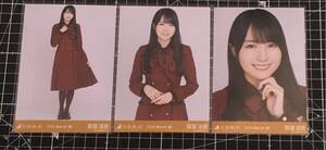 賀喜遥香　34th制服　2024年2月８　生写真　3種コンプ　乃木坂46 　（検索）　チャンスは平等
