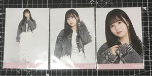  Sato .. Denim jacket 2024 year 2 month 9 life photograph 3 kind comp Nogizaka 46 ( search ) Chance is flat etc. 