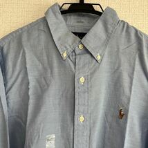 未使用品★Polo Ralph Lauren★ブルー系★ボタンダウン★サイズL_画像3