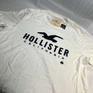 未使用★ホリスター HOLLISTER Tシャツ★サイズL★ホワイト