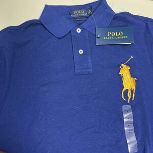 新品未使用品★RALPH LAUREN ビッグポニー★ネイビーｘゴールド★Mサイズ 