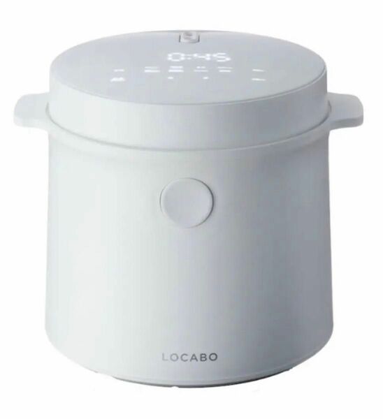 新品未使用★LOCABO 糖質カット炊飯器★ホワイト★箱のみ傷あり