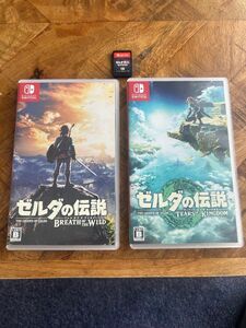 Switch ゼルダの伝説　ティアーズオブザキングダム　ブレスオブザワイルド　厄災の黙示録　3点セット