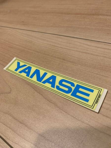 【時物レア】希少入手困難 新品未使用 YANASE 正規ステッカー 本物 旧車 ヤナセ 非売品 W124 W126 W140 W201ベンツ シリアルナンバー付 