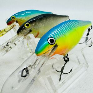 送料無料・美品『ラパラ シャッドラップ ディープランナー SR-7 3個セット』RAPALA SHAD RAP DEEP RUNNER SR7 シャッド