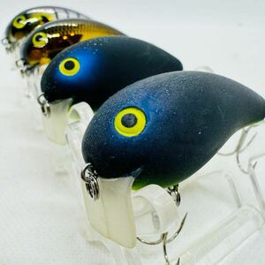 送料無料・美品『ダイワ ピーナッツ 2 SSR 4個セット』Daiwa Peanut Ⅱ クランクベイト クランク ルアーセット バス釣り ルアー