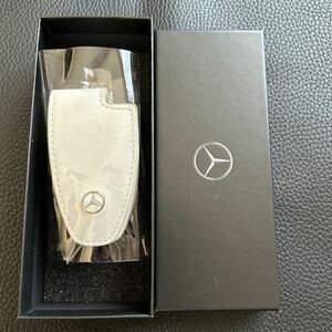 箱付き未使用★メルセデスベンツコレクション/Mercedes-Benz Collection/ キーケース　キーカバー　白／ホワイト　レザー　純正　正規品★