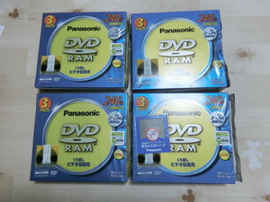 Panasonic DVD RAM 240分 9.4GB(240分) LM-AD240LP5 3PACKを４巻　１２個