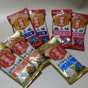 鶏三昧　おさかな三昧　計21袋(60g×3袋×7)　チャオ　パウチ(フレーク)　カニカマ　ほたて　まぐろ　かつお　国産品