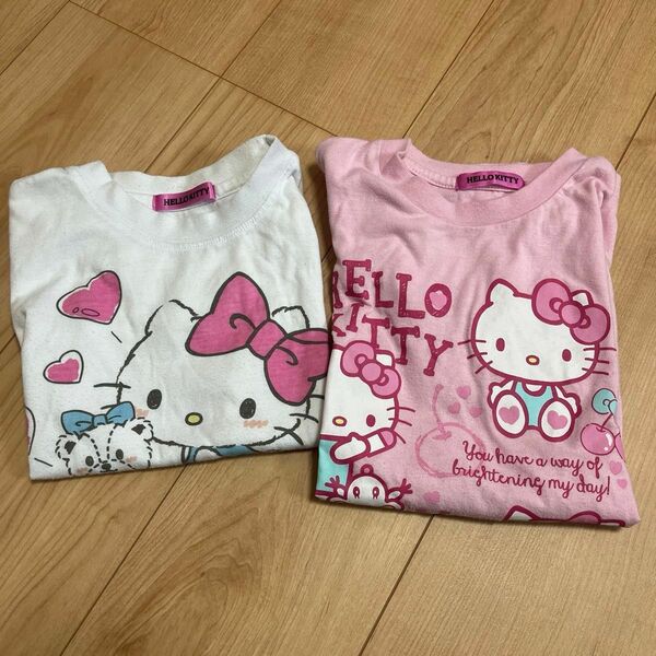 キティちゃん 半袖Tシャツ 女の子　2枚セット