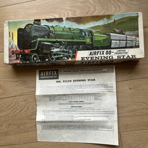 Airfix OO Evening Star air fixing parts ( sack breaking the seal, parts comparison less, image shape .. person only .):SL, steam locomotiv 
