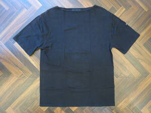 SAINT JAMES( St. James ) PIRIAC(pi rear k) solid short sleeves NOIR( black ) 5(ML) France made 