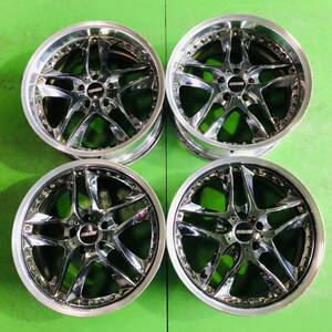 NT516 中古 MAHDI マハディ ホイール 19×8.5J +45 19×9.5J +42 PCD 114.3 4本【レクサスSC430/ソアラUZZ40/16系アリスト/30系セルシオ】