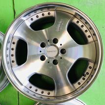 NT526 中古 レーベンハート LOWENHART D01 ホイール 18×8.5J +35 18×8.5J +44 PCD 114.3【30系セルシオ/18系クラウン/レクサスSC430】_画像4