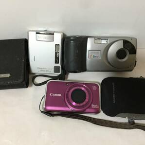 〇W062〇現状品 デジタルカメラ デジカメ 11台まとめ キャノン PowerShot SX210 IS/ニコン Coolpix 22x L6 A100/オリンパス μ-30/カシオの画像2