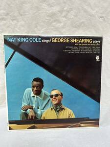 W165◎LP レコード US盤 Nat King Cole Sings/George Shearing Plays ナット・キング・コール・シングス・ジョージ・シアリング・プレイズ