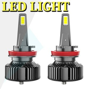 送料込..H1/H7/H8/H11/H16/HB3/HB4 LEDライト 16000LM 160W 6500K V13 一体型 12V LMPチップ ノイズゼロ 超高品質 2個入 新品 車検対応