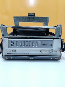 524 ナショナル　ビデオデッキ　ポータブルマックロード　　NV-3000　現状ジャンク扱い