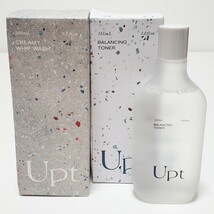 Upt ウプト クリーミーホイップウォッシュ （洗顔料） 200ml+バランシングトナー （化粧水） 155ml　セット　未使用品_画像1