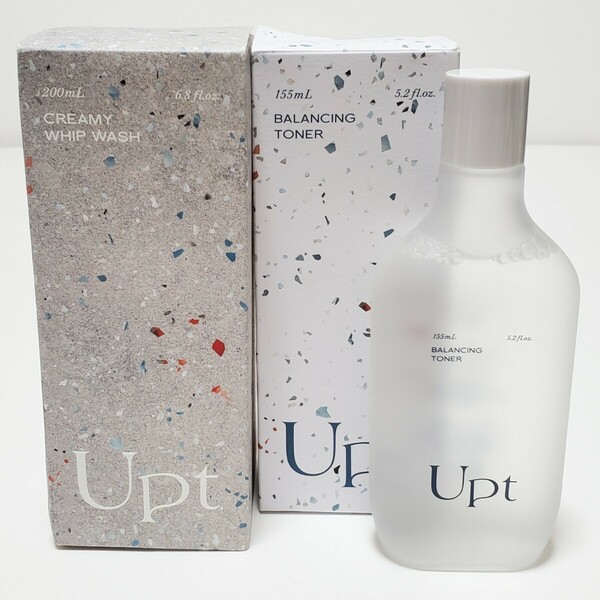 Upt ウプト クリーミーホイップウォッシュ （洗顔料） 200ml+バランシングトナー （化粧水） 155ml　セット　未使用品