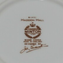 MINTON HADDON ミントン ハドンホール カップ ソーサー 1客 B1451 グリーン_画像4