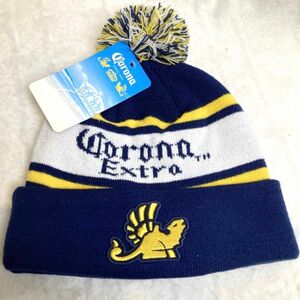 コロナ エキストラ Corona Extra　ウィンター ビーニー ポンポンニット帽