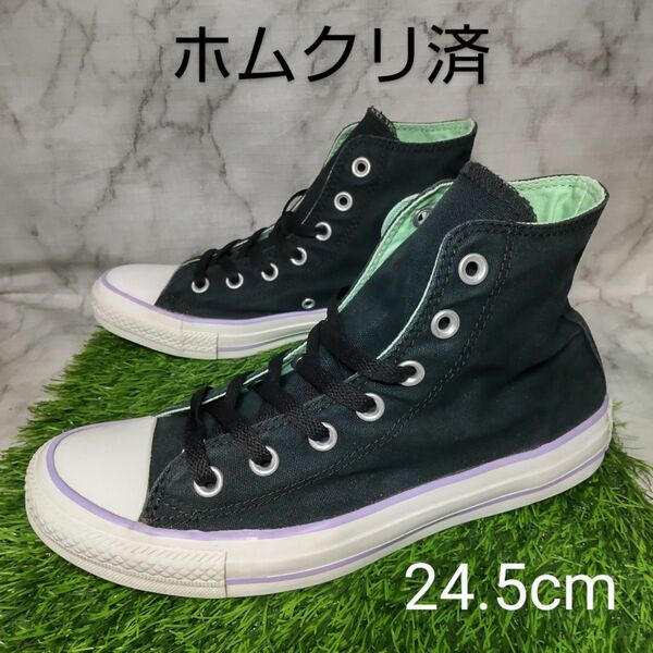 《海外モデル》【Converse】コンバース　CTAS HI　24.5cm　黒