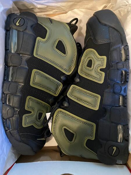 新品 ナイキ NIKE MORE UPTEMPO ‘96 モア アップテンポ BLACK/GREEN 26.5cm