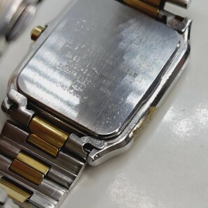 SEIKO セイコー CADET カデット 7N01-5010 クオーツ スクエア 稼働品 左サイドに汚れあり みの画像3