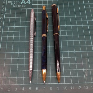 筆記具まとめて PILOT Cavalier カヴァリエ ボールペン /WATERMAN ウォーターマン ボールペン /SAKURA サクラ シャープペンシル 0.5 エ