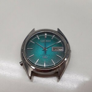 CITIZEN ELECTRONIC COSMOTRON 7803-790553 TA シチズン コスモトロン メンズ腕時計 デイデイト ベルトなし 電池切れ　ま