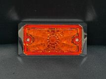 LSL-502A　アンバー　橙　12個　激光 LED角BIGマーカー 12V/24V JB　メッキ　レトロ　デコトラ　アート　トラックショップASC_画像4