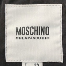 モスキーノ チープ&シック MOSCHINO CHEAP&CHIC 44( I ) - ポリエステル 黒 スヌード 美品 マフラー_画像3